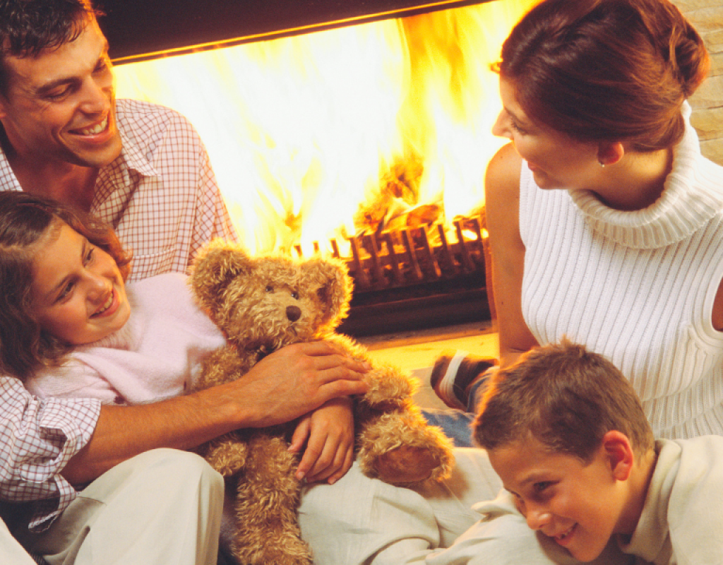 family fireplace